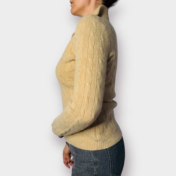 Ralph Lauren for Oprah Sand Cashmere Sweater Size M - Picture 3 of 6